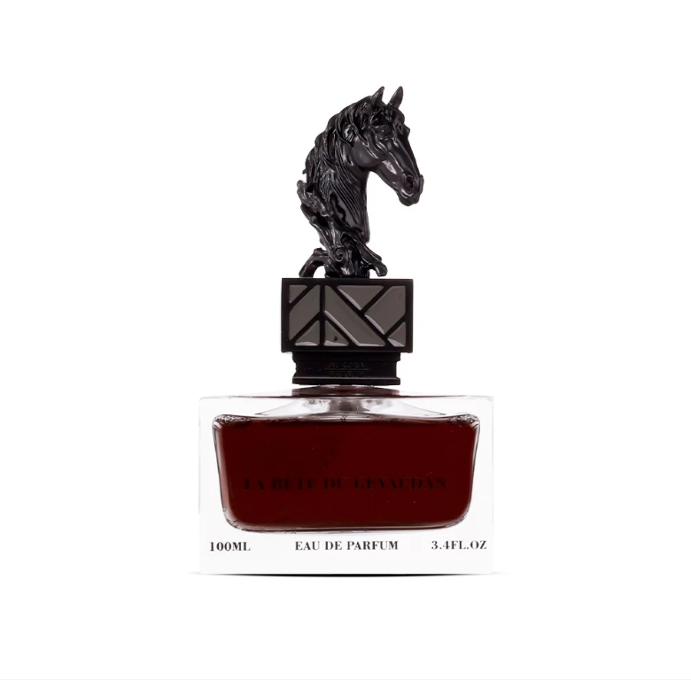Frasco do perfume La Bête de Gevaudan Aurora Scents Eau De Parfum 100ml Masculino, família amadeirado e âmbar.
