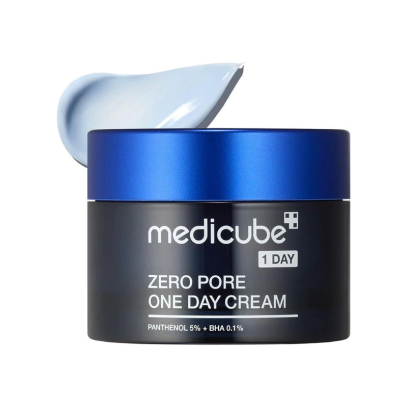 Frasco do perfume Zero Pore One Day Cream Medicube 50ml, família doce/gourmand e floral.