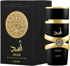 Perfume Árabe Asad Lattafa 100ml EDP Amadeirado Masculino