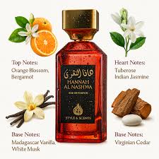 Perfume Árabe Hannah Al Nashwa Style & Scents 100ml EDP