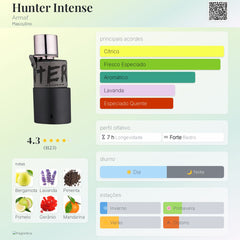 Perfume Árabe Hunter Intense Armaf 100ml EDP Masculino