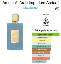 Perfume Árabe Ameer Al Arab Asdaaf Lattafa 100ml EDP Masculino