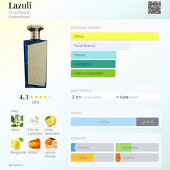 Lazuli Al Wataniah Eau De Parfum 100ml Masculino