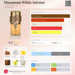 Musamam White Intense Lattafa Eau De Parfum 100ml Feminino
