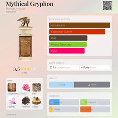 Perfume Árabe Mythical Gryphon French Avenue 100ml EDP