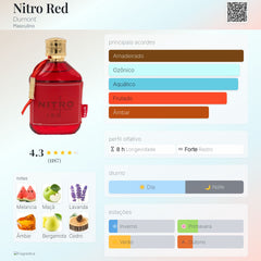 Nitro Red Dumont Pour Homme Eau De Parfum 100ml