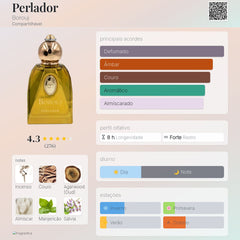 Perlador Borouj Eau De Parfum 85ml Unisex