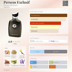 Perseus exclusif Maison Al Hambra EDP 100ml