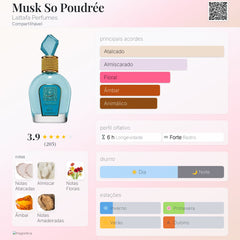 Musk So Poudree Lattafa EDP THameen Collection 100ml