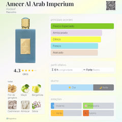 Perfume Árabe Ameer Al Arab Asdaaf Lattafa 100ml EDP Masculino