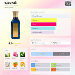 Azeezah Lattafa Eau De Parfum 100ml Unisex