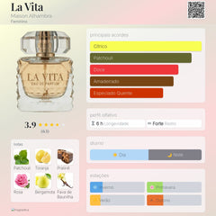 La Vita Maison Al Hambra Eau De Parfum 100ml Feminino