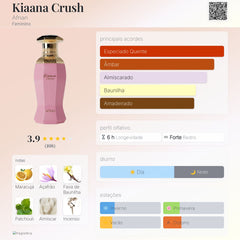 Kiaana Crush Afnan Eau De Parfum 100ml Feminino