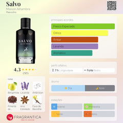 Salvo Maison Al Hambra Eau De Parfum 100ml Masculino