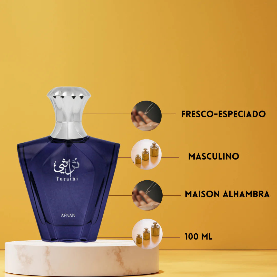 Turathi Blue Afnan Eau De Parfum 90ml Masculino