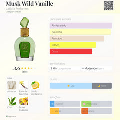 Musk Wild Vanille Lattafa EDP 100ml