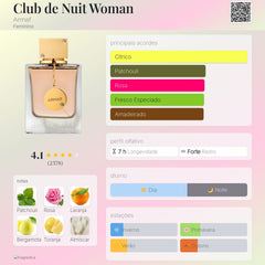 Club De Nuit Armaf Eau De Parfum 100ml Feminino