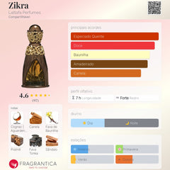 Zikra Lattafa Eau De Parfum 100ml Unisex